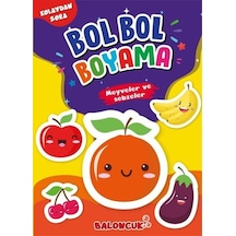 Bol Bol Boyama - Meyveler ve Sebzeler- Sancak Çocuk