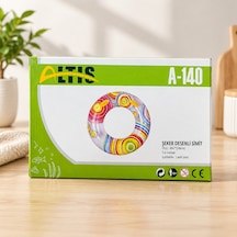 Şeker Desenli Simit 106 Cm Çok Renkli