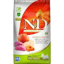 N&D Adult Balkabaklı Yaban Domuzlu Elmalı Tahılsız Küçük Irk Yetişkin Köpek Maması 7 KG