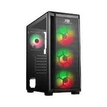 Powerboost Vk-T01B 650W 80+ Usb3.0 Full Siyah Mesh Panel Rgb Fan