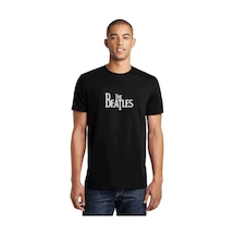 The Beatles Baskılı Siyah Erkek Tshirt (530959406)