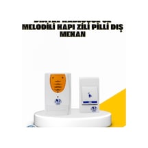32 Melodili Kablosuz Kapı Zili Kolay Kurulumlu Ev Ve Ofis Tipi