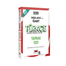 Yargı 2025 Meb Ags Öabt Türkçe Öğretmenliği Yaprak Test