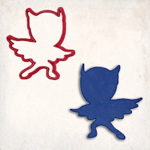 Pj Masks Owlette Kurabiye Kalıbı Şekillendirici Kopat KIrmızı