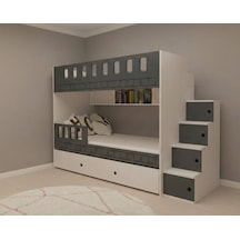 Galaksi Yavrulu Fonksiyonel Merdivenli Ranza Ab 90 x 190 CM