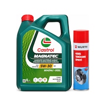 Castrol Motor Yağı Magnatec 5W-30 A5 4 L + Würth Balata Spreyi 500 ML