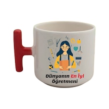 Öğretmenler Günü Hediyesi Kahve Kupası Kupa Bardak Beyaz