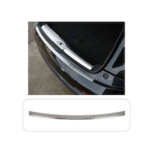 Audi Q3 Uyumlu 2011-2016 Krom Arka Tampon Üstü Koruma Paslanmaz Çelik