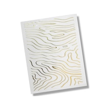 Parlak Gold Şerit Tırnak Sticker Şerit Tırnak Etiketi Nail Art 1329
