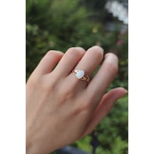 Opal Sarmaşık Yüzük Ak-1286