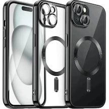 Newface Apple İphone 15 Kılıf Kross Magneticsafe Kapak - Siyah