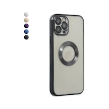 Apple Uyumlu iPhone 13 Pro Kılıf Hole Lazer Silikon Kapak