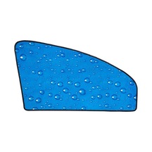 R-2938 Tek Katlı Güneş Koruma Manyetik Araç Perdesi Araç Su Damlası Güneşlik Mavi Sol