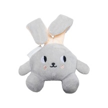 Hnrlıshp Beeztees Yavru Köpek Oyuncağı, Tavşan, Peluş, Gri, 15x9x4cm