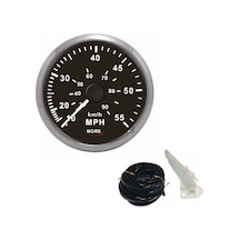 Tekne Sürat Göstergesi. 35 Mph. Siyah. Mors Marka
