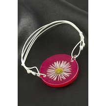 Papatya - 920 - Epoksi - Nazblsmm - Bileklik Pembe