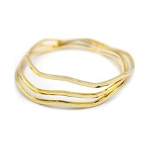 Zigzag Ajda Bilezik-65mm - Altın Diğer