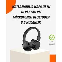 Kristal Netliğinde Ses Ve Güçlü Baslı Kablosuz Kulak Üstü 1