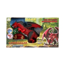 36139 Uzaktan Kumandalı Sesli Ve Işıklı Dragon Çok Renkli