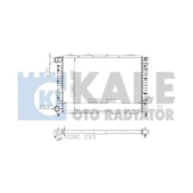 KALE OTO Radyatör 3904041AB Su Radyatörü Alfa 156 1.6 1.8 Ts 16V 97-06 Al Pl Brz