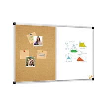 Artlantis Çift Fonksiyonlu Yazı Tahtası Ve Mantar Pano 45x60 Cm 1 Adet Alüminyum Çerçeveli Mantar Panolu Yazı Tah Genel