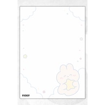 A5 Bloknot Çizgisiz Defter - 50 Yaprak - Memopad - Notepad - Not Defteri - Not Kağıdı - 3675 Çok Renkli