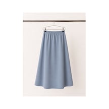 Angel&co. Girls Clothing Kız Çocuk Açık Mavi 2 İplik Maksi Kloş Etek 10-15 Mavi - 892704649 Mavi