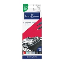 Goldfaber Sketch Araba Tasarım Markör Seti, 6 Lı, Çift Uçlu, 0.6 Mm Fineliner Uç, Kalıcı Mürekkep, Alkol Bazlı, Geri Dönüşümlü Gövde