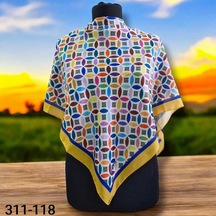 Soft İpek Dijital Soft Eşarp 311-118 Çok Renkli