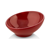 6 Adet Elips Melamin Sosluk 70 Ml Kırmızı Sos Kasesi Bulaşık Makinesinde Yıkanabilir