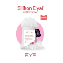 Eve Tekstil Yastık Yorgan Oyuncak Dolum Malzemesi Antialerjik Yapışmaz 1.kalite %100 Temiz Silikon Elyaf 500 Gr