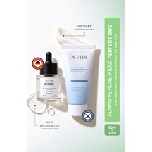 Ds V-lıne Perfect Duo %15 Niacinamide + %5 Glikolik Asit Aydınlatıcı Gözenek Serumu 30 Ml + Sucraex Kore Bariyer Onarıcı Krem 80 Ml 2'li Bakım Seti