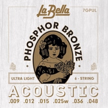La Bella Golden Alloy Akustik Bas Gitar Teli 040-095