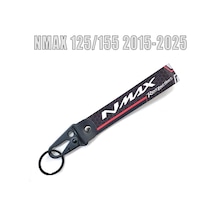 Nmax Anahtarlık Tekstil Karabinalı Nmax Logo Baskılı