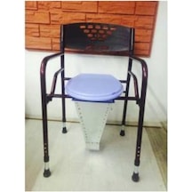 Csr Hasta Wc Sandalye Klozet Direk Wc Tuvalete Seyyar Sandalye Kolay Katlanır 120 Kg Taşıma Kapasit Beyaz