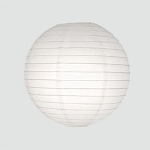 Mobgift Kağıt Japon Feneri 30 Cm 10'lu Beyaz