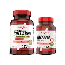 Kolajen Hyaluronic Acid 120 Tablet Biotin 5000 Mcg 120 Tablet