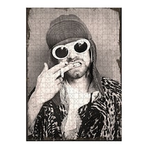 Tablomega Ahşap Mdf Puzzle Yapboz Kurt Cobain Nirvana (525331650)