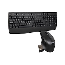 Spk6348 Usb Kablosuz Ofis Tipi Siyah Numpadli Türkçe Q Klavye Mouse Seti