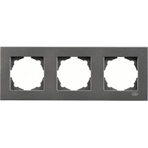 Günsan  Eqona Füme Üçlü Çerçeve