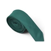 Dwoy Erkek Yeşil Saten Kravat 4 Cm Klasik Düz-735