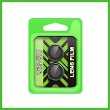 Vaveni Poco X8 Pro Uyumlu Raze Metal Kamera Lens - Siyah Arz Siyah-