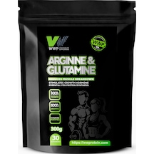 Wwp Arginine & Glutamine Kas Yıkımını Etkili Şekilde  300g Yaban Mersini Aromalı. Blueberry
