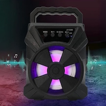 Çeşithane Outdoor Parti Hoparlörü - Rgb Led Işıklı, Akıllı Ses Sistemli, Yüksek Güçlü Siyah Kablosuz