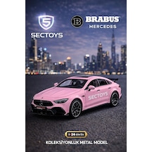 1:24 Brabus Rocket 900 Diecast Model Araba Kapı Bagaj Kaput Açılır Mercedes Amg Gtr Brabus Pembe