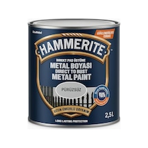 Marshall-hammerite Direkt Pas Üstü Pürüzsüz Metal Boyası Koyu Siyah 0.75 Lt Siyah Diğer