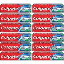 Colgate Üçlü Etki Nane Ferahlığı Diş Macunu 50 ML x 12