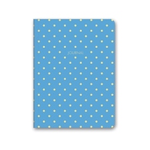 Puantiyeli Mini Defter Çizgili Mavi 14x20 Cm 103 Ivory