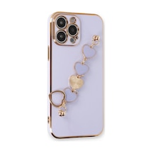 Apple iPhone Uyumlu - 14 Pro Kılıf Esila Silikon - Lila