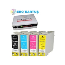 Eko Kartuş Epson Stylus Sx-430W (T1281-T1282-T1283-T1284)TAKIM Uyumlu Kartuş